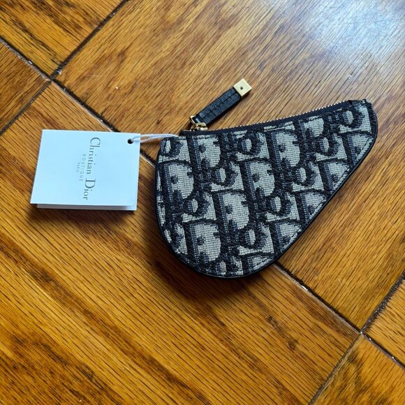 NWT Dior Trotter Saddle Coin Case Wallet - Picture 4 of 5